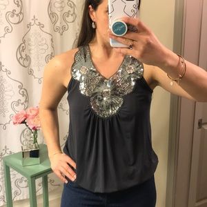 Sequin Tank Top